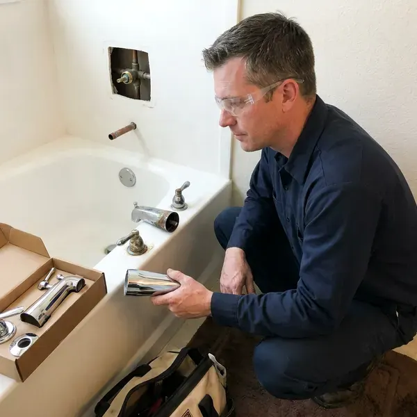 Local bathtub faucet replacement by JKR Plumbing, Philadelphia, PA