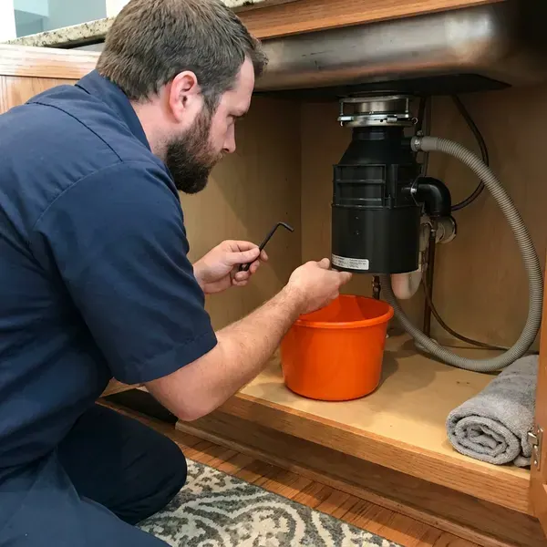Local garbage disposal repair by JKR Plumbing, Altoona, PA